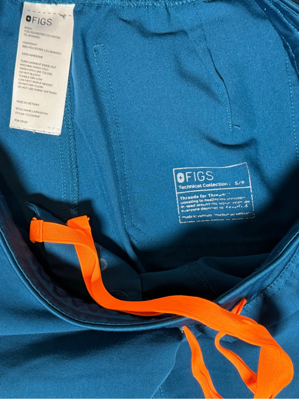 Figs LIVINGSTON Deep Reed Scrub Pants - Picture 6 of 6